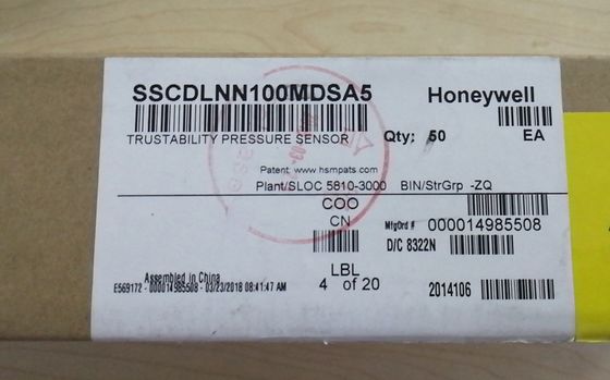 YJJ SSCDLNN100MDSA5 Detector de fumaça Sensor de pressão de 10 Kpa