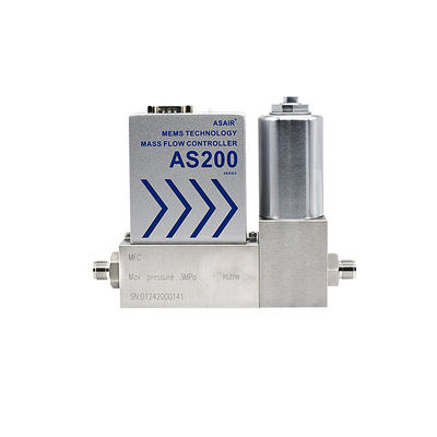 AS200B Aluminum alloy high-precision gas mass flow controller, air micro-gas flow meter