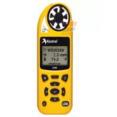 YJJ Kestrel 5500 Meteorômetro portátil NK5500 Anemômetro portátil Kestrel 5500 Link