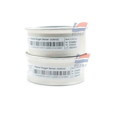 YJJ OOM102-1 OOM102 Sensor de oxigénio eletroquímico Bateria de oxigénio Sistema de anestesia médica Respirador