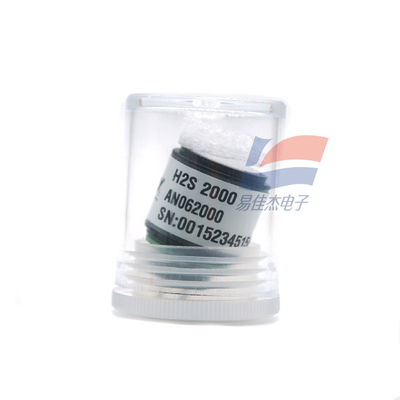 Sensor de sensibilidade do gás H2S 2000 para 0-2000 Ppm Faixa de medição 60 25 NA/ppm 10 Ohm Resistência de carga