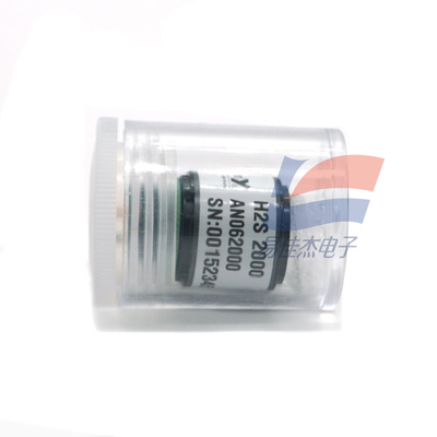 Sensor de sensibilidade do gás H2S 2000 para 0-2000 Ppm Faixa de medição 60 25 NA/ppm 10 Ohm Resistência de carga