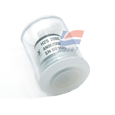 Sensor de sensibilidade do gás H2S 2000 para 0-2000 Ppm Faixa de medição 60 25 NA/ppm 10 Ohm Resistência de carga