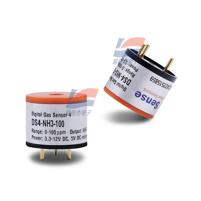 DS4-NH3 Sensor de gás eletroquímico de polímeros sólidos &lt; 2 min Tempo de estabilização