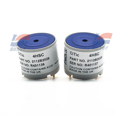 4HSC Sensor de gás de sulfeto de hidrogénio H2S TBC Princípio de funcionamento de 3 elétrodos Sensibilidade electroquímica* 0,7 ± 0,15 μA/ppm