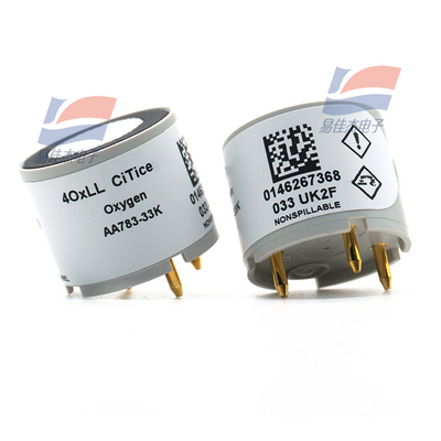 4OxLL Sensor de gás de oxigénio O2 para segurança industrial Número de peça AA783-33H 30% vol. O2 Sobrecarga máxima