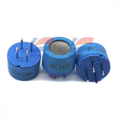 MC105 Sensor de gás inflamável catalítico adota o princípio de combustão catalítico e seus dois braços de ponte elétrica consiste em um elemento de teste e um elemento de compensação