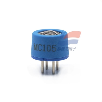 MC105 Sensor de gás inflamável catalítico adota o princípio de combustão catalítico e seus dois braços de ponte elétrica consiste em um elemento de teste e um elemento de compensação