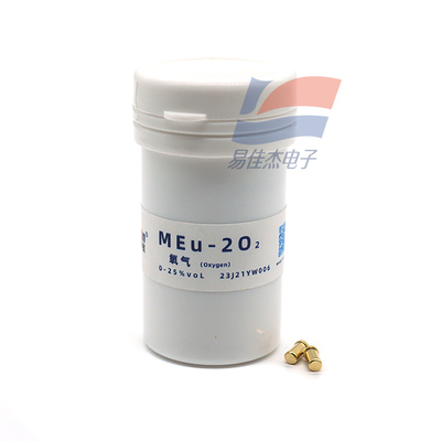MEu-2O2 Sensor de oxigénio é um sensor de tipo potencial fixo O oxigénio sofre uma reação de redução no eletrodo de trabalho