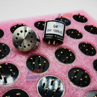 O sensor de gás de isobutano com infravermelho YJJ G4-C4H10 tem duas saídas de sinal para medição de concentração