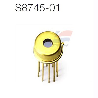 S8745-01 Fotodiodo de silício com pré-amplificador Sensor de baixo ruído Resistente de retorno integrado e condensador