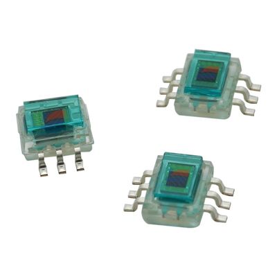 Sensor de cor encapsulado de plástico S9706 Medição simultânea de tricolor RGB -20 a 85 graus Celsius