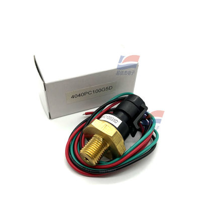 YJJ 4040PC100G5D 0-100psi Sensor de pressão da interface do gatilho de aço inoxidável 5VDC Fornecimento de energia -45C a 125C
