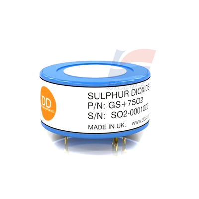 GS+7SO2 Sensor de dióxido de enxofre SO2 370 ± 70 NA / Ppm sinal de saída 30 segundos Tempo de resposta
