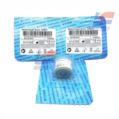 YJJ OOM201 0-100% Concentração de oxigénio Sensor de oxigénio Bateria de oxigénio é usada em equipamentos respiratórios de anestesia