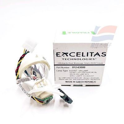 YJJ 012-63000 lâmpada de microscópio de fluorescência Excelitas X-Cite série 120 lâmpada de mercúrio com 200W vida útil nominal