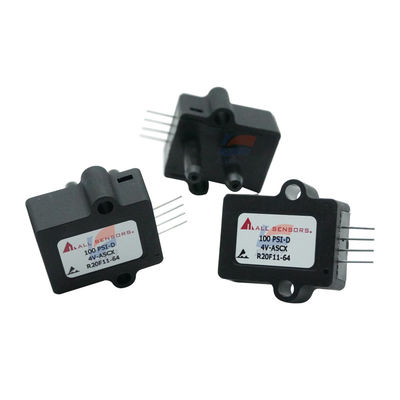 Sensores de pressão de montagem em placa 100 PSI-D-4V-ASCX Instrumentação médica diferencial