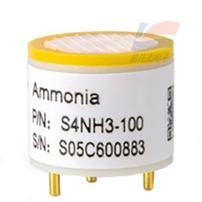 YJJ S4-NH3 S4NH3-100 Sensor Electroquímico de Amônia para Detecção de Amônia no Ambiente Atmosférico