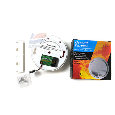 YJJ SS-168/RH-169 Detector de fumaça independente de 9 V para uso doméstico Sensor de fumaça