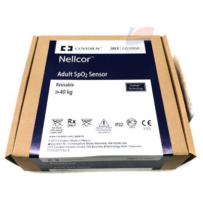 Sensor de SpO2 de ponta de dedo reutilizável DS100A para adultos com 9 pinos DB9