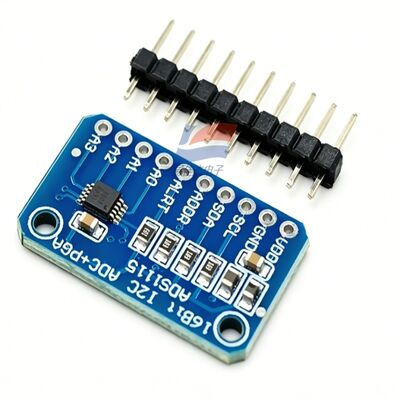 YJJ ADS1115 Conversor analógico para digital de alta precisão de 16 bits Módulo de placa de desenvolvimento ADC 4 canais