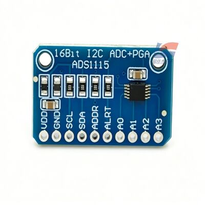 YJJ ADS1115 Conversor analógico para digital de alta precisão de 16 bits Módulo de placa de desenvolvimento ADC 4 canais