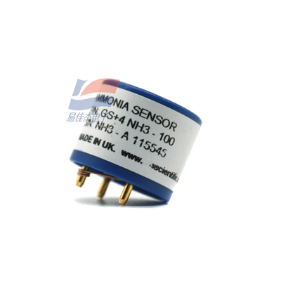 GS+4NH3-100 Sensor de gás de resolução de 1 ppm com carga máxima de 200 ppm Tempo de resposta T90 de 40 segundos